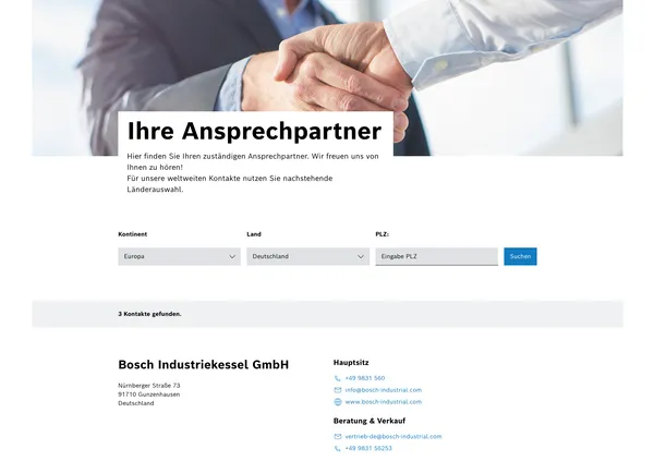 Ansprechpartner bei bosch.com
