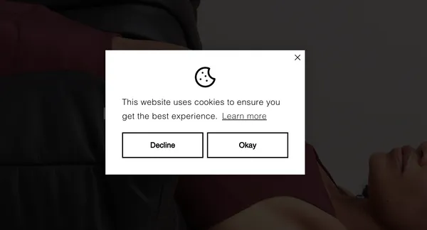 Cookie Banner Hey Honey Joga