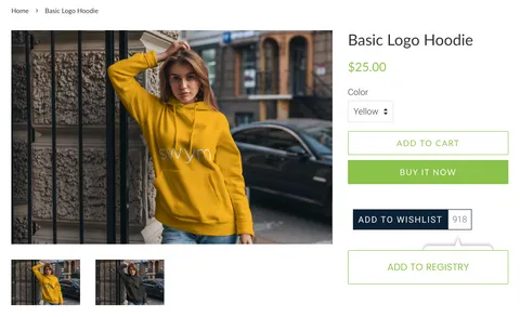 Einbau der App Wishlist Plus auf Shopify