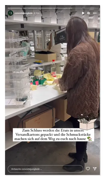 Instagram Story von Concrete Jungle