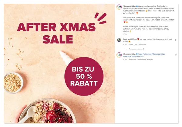 Instagram Post von 3Bears