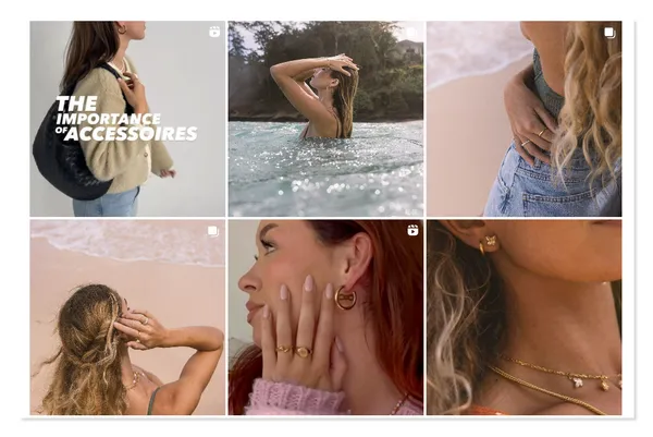 Instagramfeed der Marke Purelei