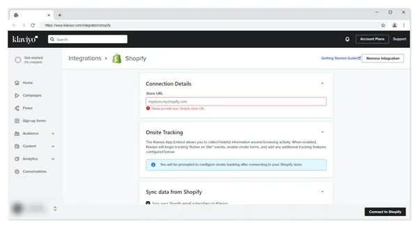 Klaviyo Shopify Integration