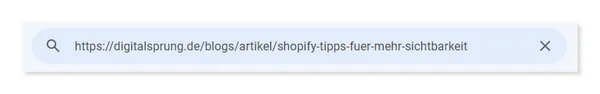 Suchfunktion bei der Google Search Console
