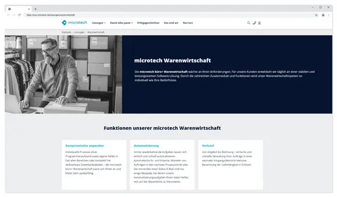 Warenwirtschaftssystem von microtech