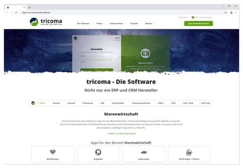 Warenwirtschaftssystem tricoma