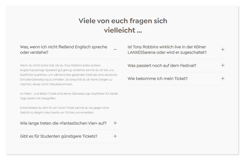 Häufige Fragen bei Greator
