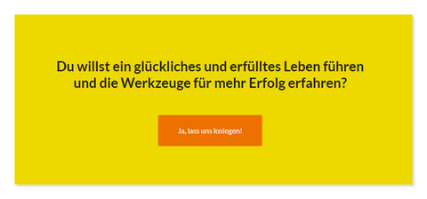 Call-to-Action bei Tobias Beck