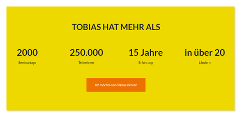 Call-to-Action bei Tobias Beck