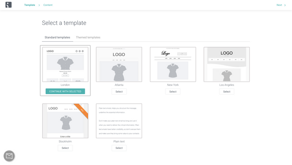 Templates bei Omnisend