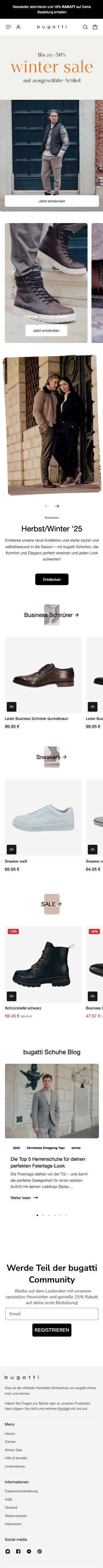 bugatti shoes Startseite