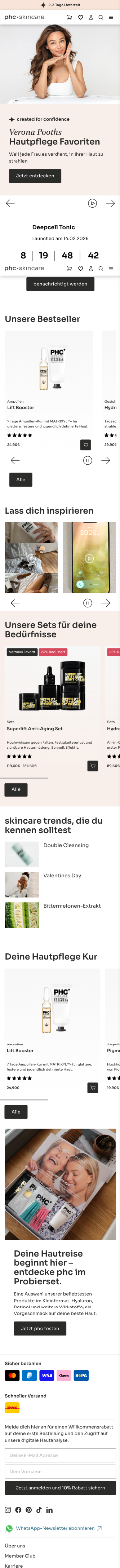 phc skincare Startseite